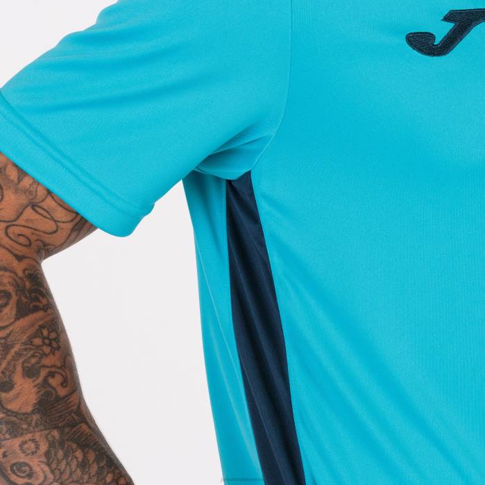 hr Joma majica kratkih rukava prvenstvo vi fluorescentno tirkizno tamnoplava 6FVN1469 muškarci