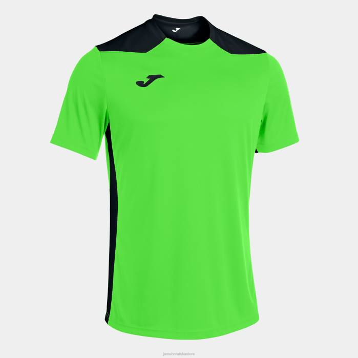 hr Joma majica kratkih rukava prvenstvo vi fluorescentno zelena crna 6FVN4516 muškarci