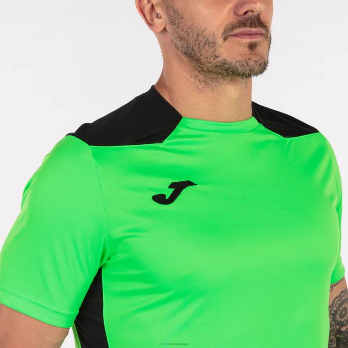 hr Joma majica kratkih rukava prvenstvo vi fluorescentno zelena crna 6FVN4516 muškarci