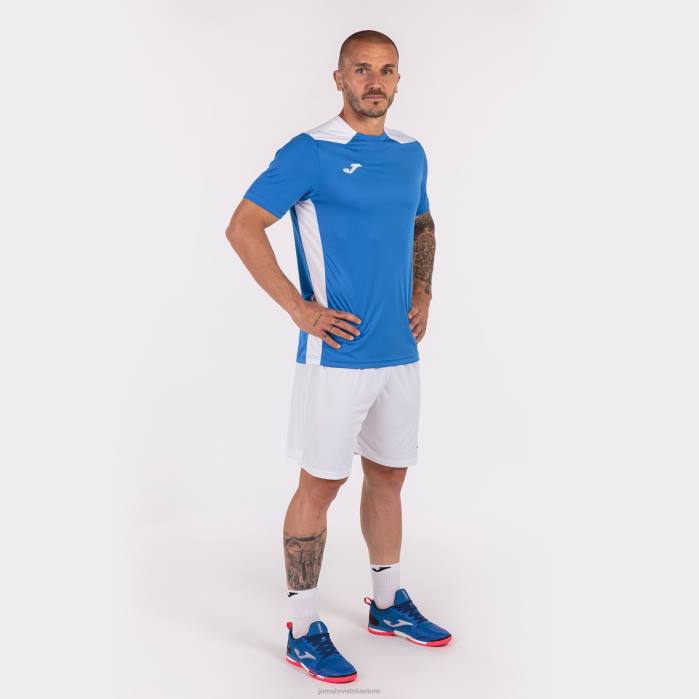 hr Joma majica kratkih rukava prvenstvo vi kraljevsko plava bijela 6FVN1345 muškarci