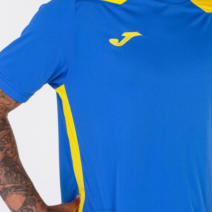 hr Joma majica kratkih rukava prvenstvo vi kraljevsko plava žuta 6FVN1412 muškarci