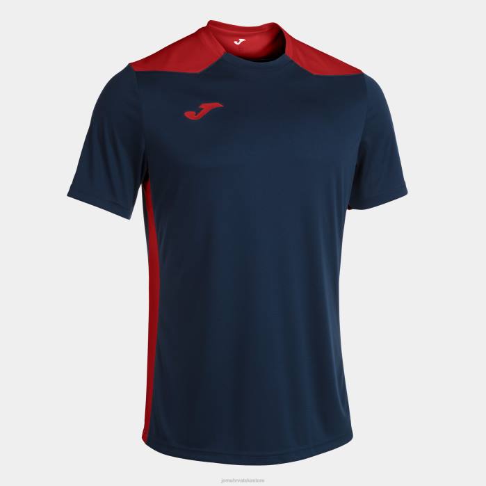 hr Joma majica kratkih rukava prvenstvo vi tamnoplava crvena 6FVN3542 muškarci