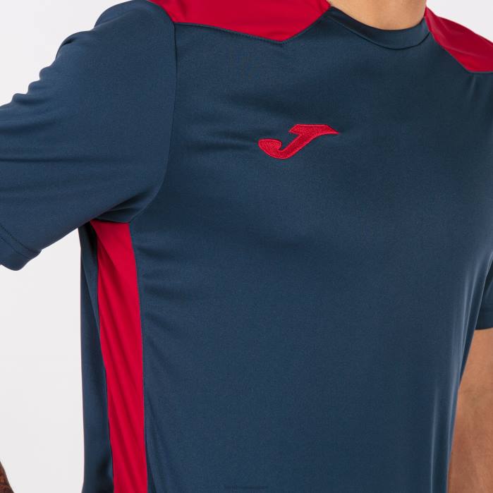 hr Joma majica kratkih rukava prvenstvo vi tamnoplava crvena 6FVN3542 muškarci
