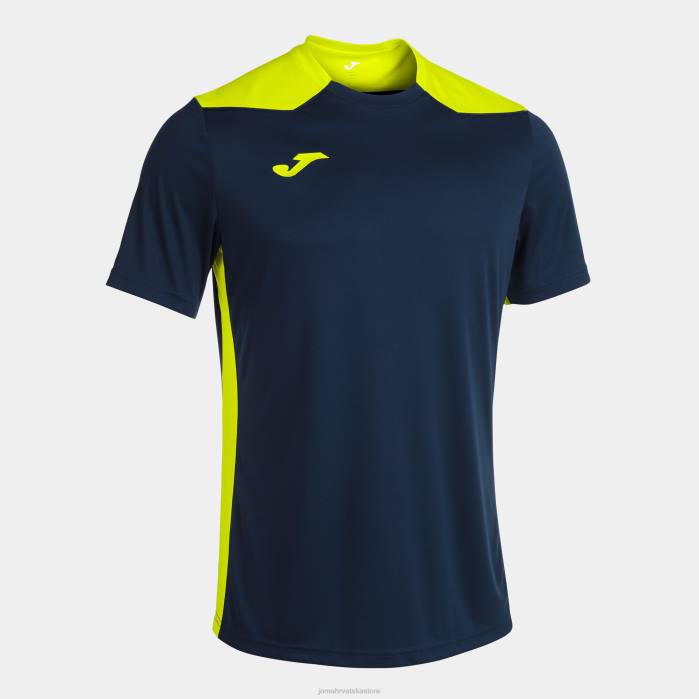 hr Joma majica kratkih rukava prvenstvo vi tamnoplava fluorescentno žuta 6FVN1344 muškarci