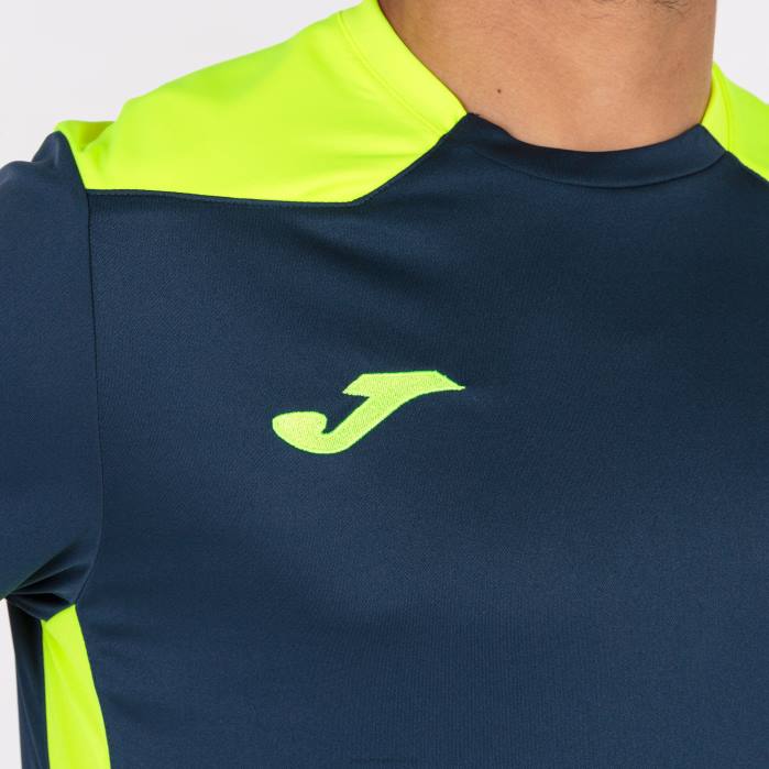 hr Joma majica kratkih rukava prvenstvo vi tamnoplava fluorescentno žuta 6FVN1344 muškarci