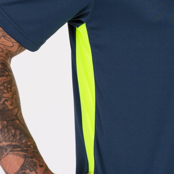 hr Joma majica kratkih rukava prvenstvo vi tamnoplava fluorescentno žuta 6FVN1344 muškarci