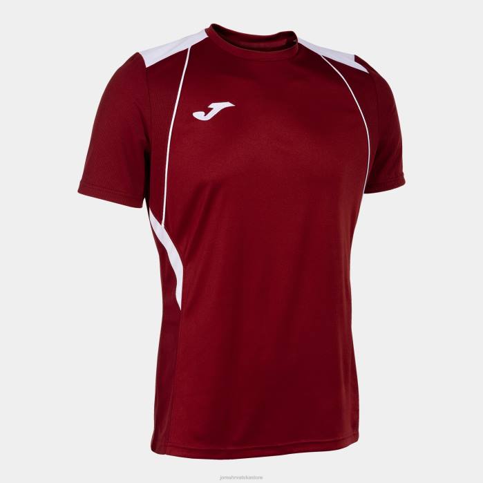 hr Joma majica kratkih rukava prvenstvo vii bordo bijela 6FVN1131 muškarci