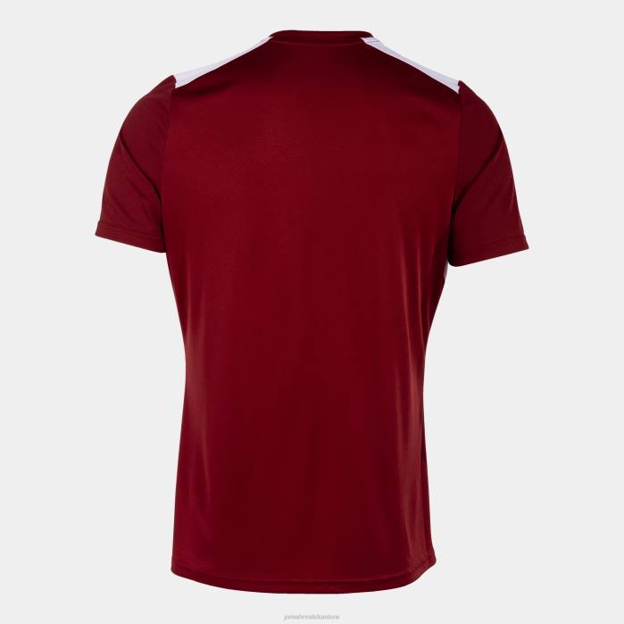 hr Joma majica kratkih rukava prvenstvo vii bordo bijela 6FVN1131 muškarci