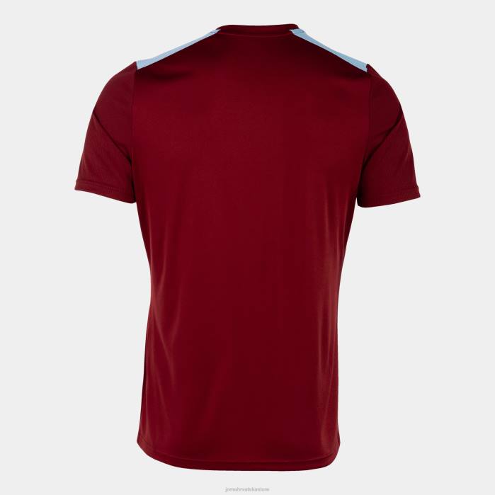 hr Joma majica kratkih rukava prvenstvo vii bordo nebesko plava 6FVN1085 muškarci