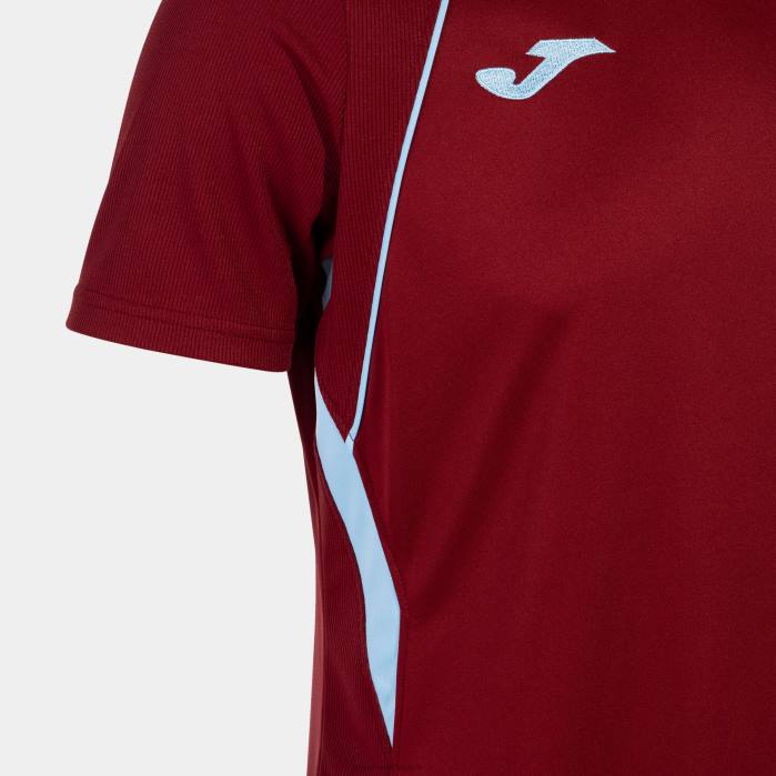 hr Joma majica kratkih rukava prvenstvo vii bordo nebesko plava 6FVN1085 muškarci