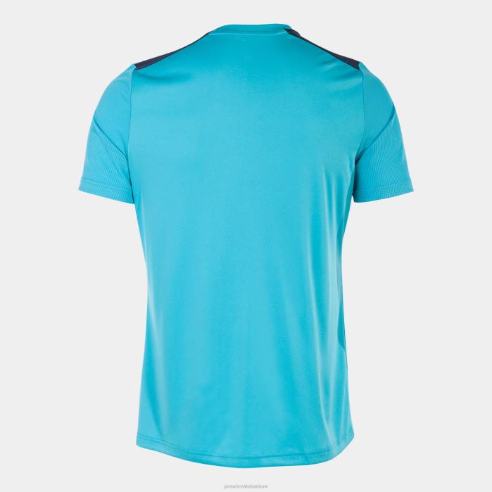 hr Joma majica kratkih rukava prvenstvo vii fluorescentno tirkizno tamnoplava 6FVN646 muškarci