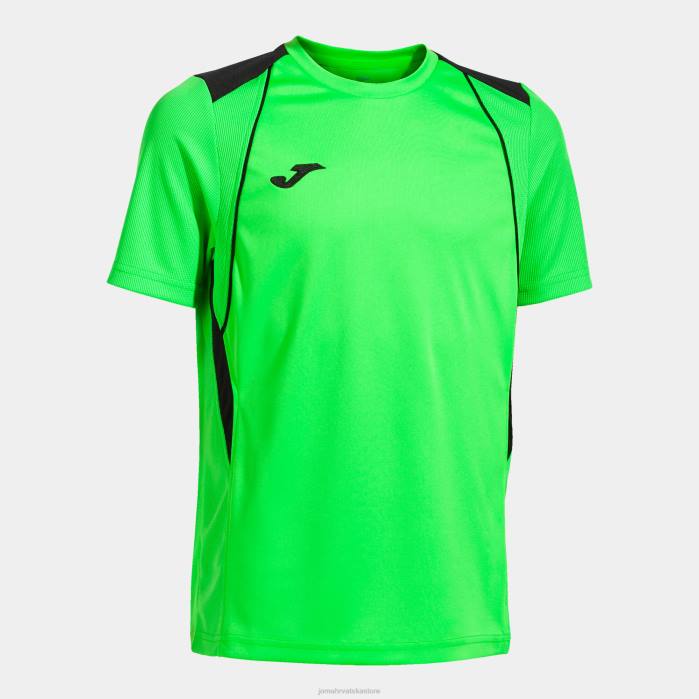 hr Joma majica kratkih rukava prvenstvo vii fluorescentno zelena crna 6FVN242 muškarci