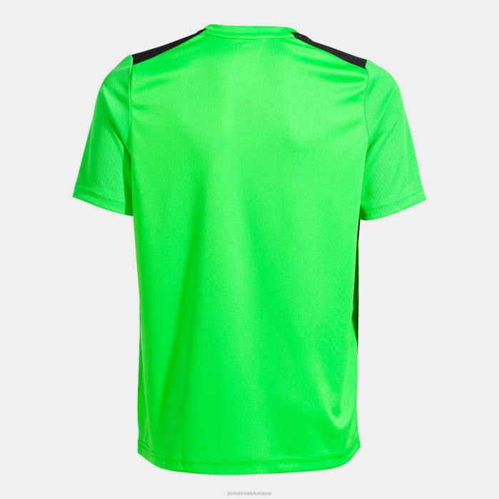 hr Joma majica kratkih rukava prvenstvo vii fluorescentno zelena crna 6FVN242 muškarci