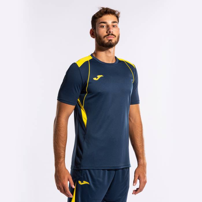 hr Joma majica kratkih rukava prvenstvo vii tamnoplava žuta 6FVN2917 muškarci