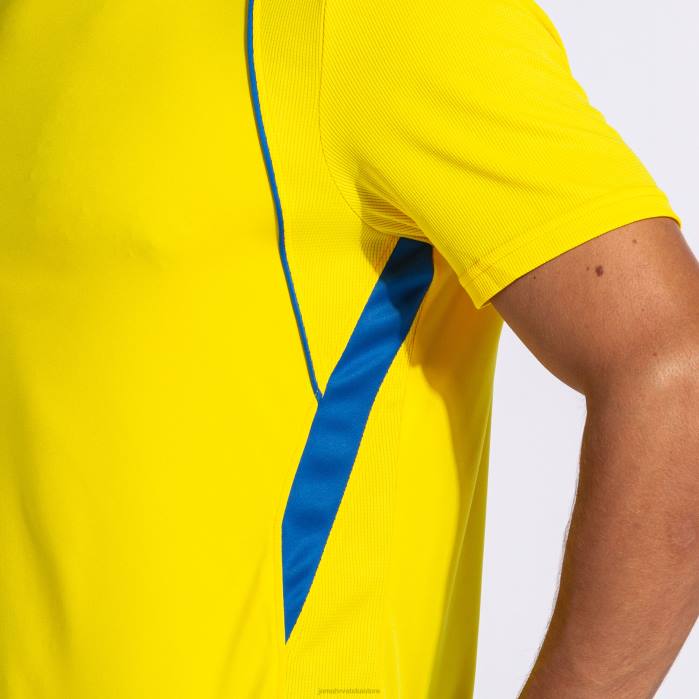 hr Joma majica kratkih rukava prvenstvo vii žuta kraljevsko plava 6FVN1124 muškarci
