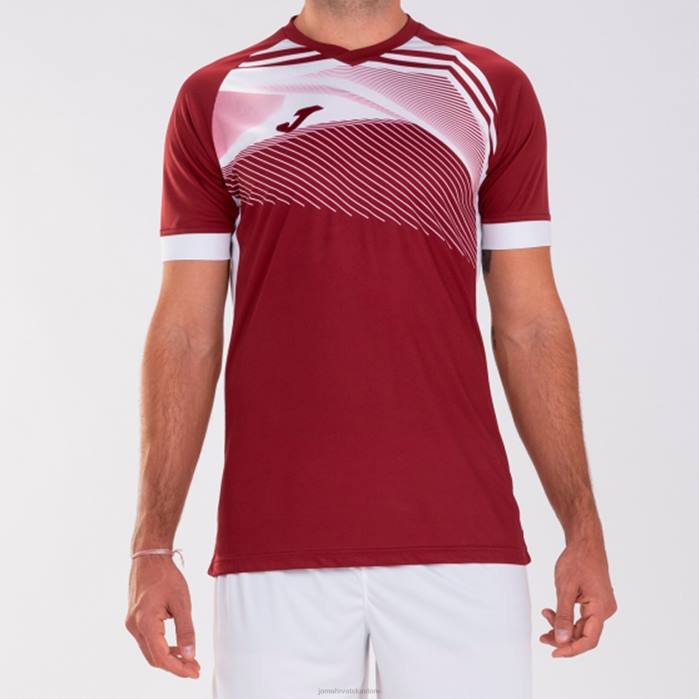 hr Joma majica kratkih rukava supernova ii bordo bijela 6FVN1215 muškarci