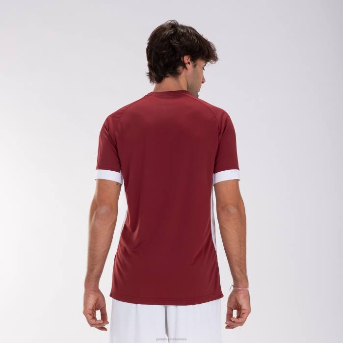 hr Joma majica kratkih rukava supernova ii bordo bijela 6FVN1215 muškarci
