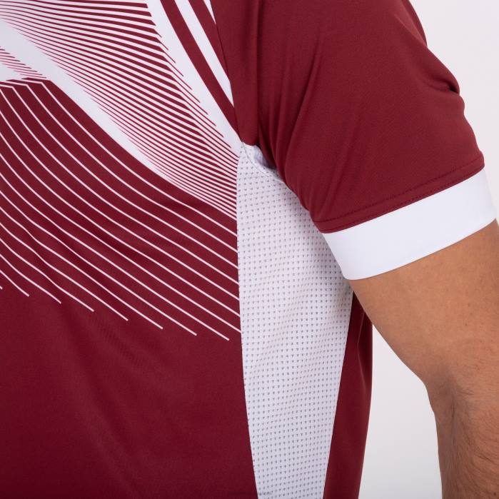 hr Joma majica kratkih rukava supernova ii bordo bijela 6FVN1215 muškarci