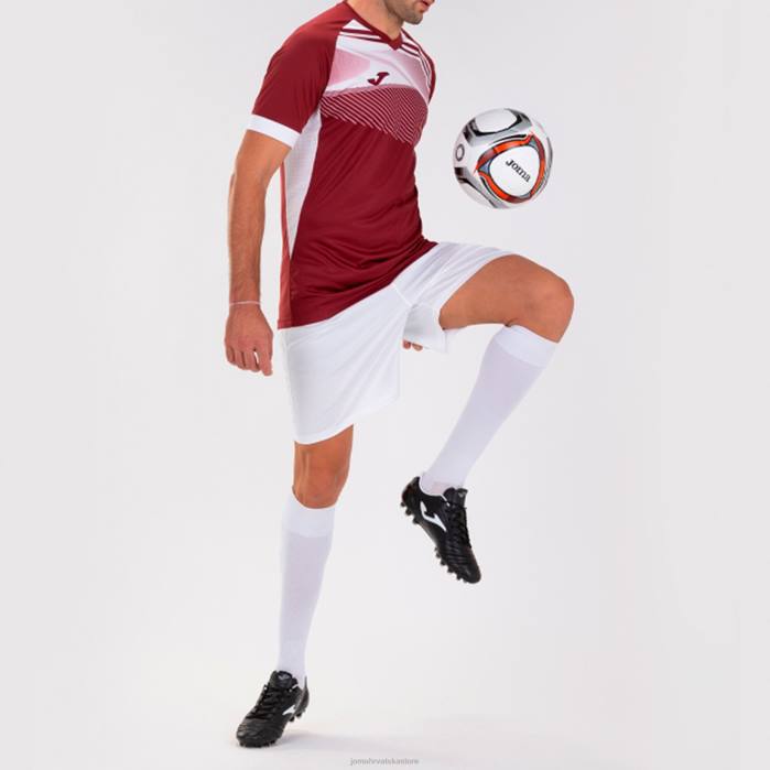 hr Joma majica kratkih rukava supernova ii bordo bijela 6FVN1215 muškarci