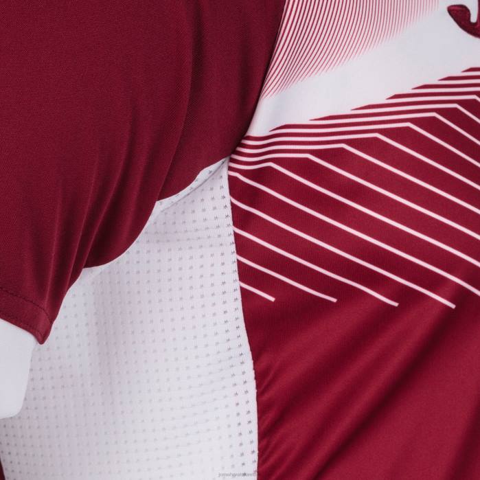 hr Joma majica kratkih rukava supernova ii bordo bijela 6FVN1215 muškarci