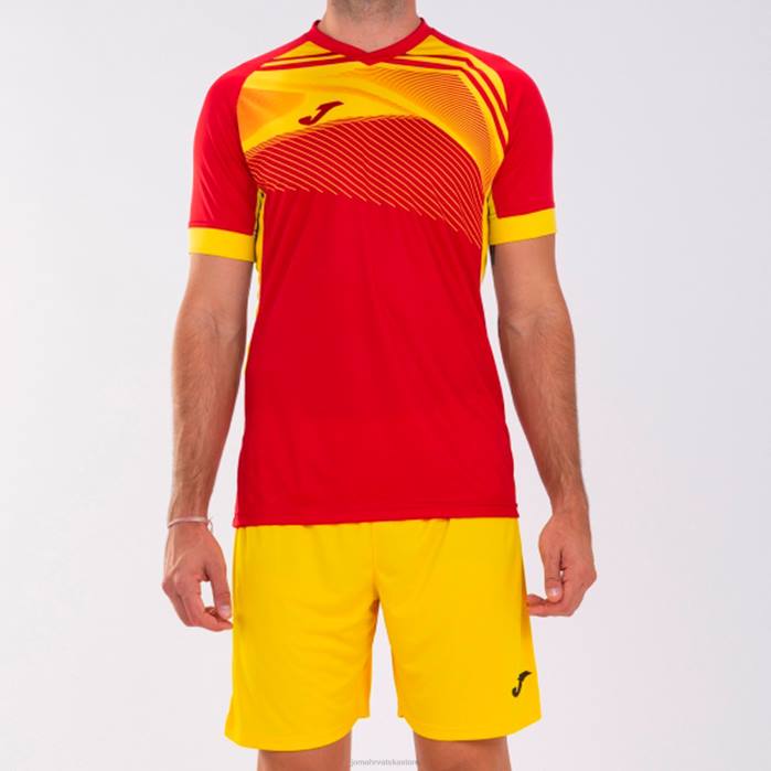hr Joma majica kratkih rukava supernova ii crveno žuto 6FVN3162 muškarci