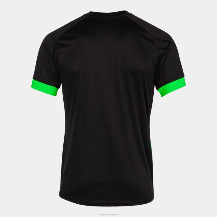 hr Joma majica kratkih rukava supernova iii crna fluorescentno zelena 6FVN4561 muškarci