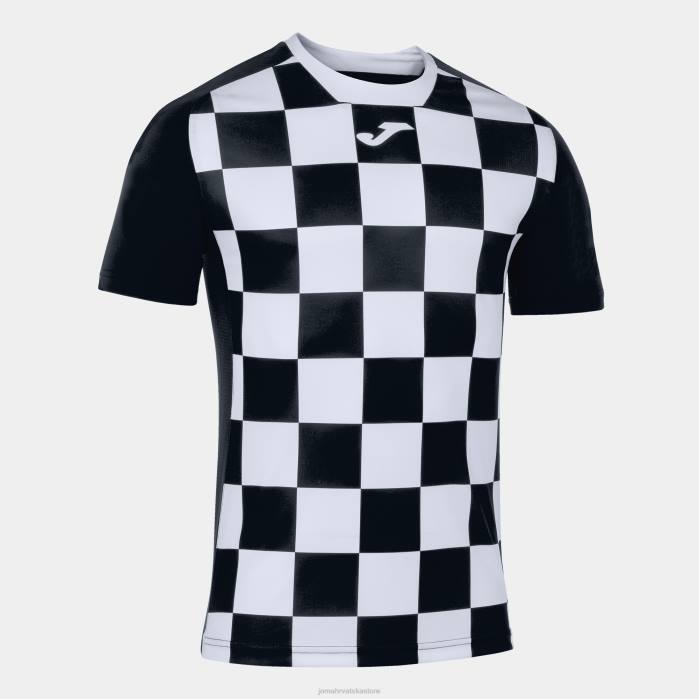 hr Joma majica kratkih rukava zastava ii crno bijeli 6FVN4397 muškarci