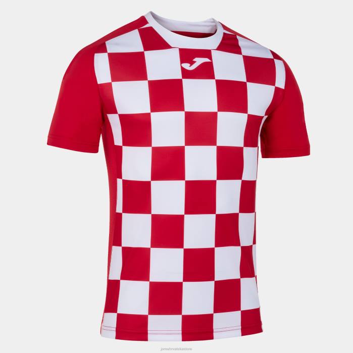 hr Joma majica kratkih rukava zastava ii crveno bijelo 6FVN1523 muškarci