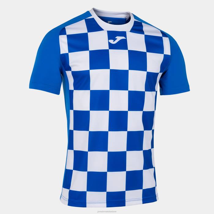 hr Joma majica kratkih rukava zastava ii kraljevsko plava bijela 6FVN4146 muškarci