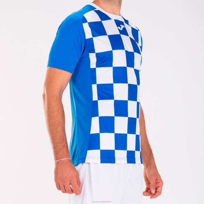 hr Joma majica kratkih rukava zastava ii kraljevsko plava bijela 6FVN4146 muškarci