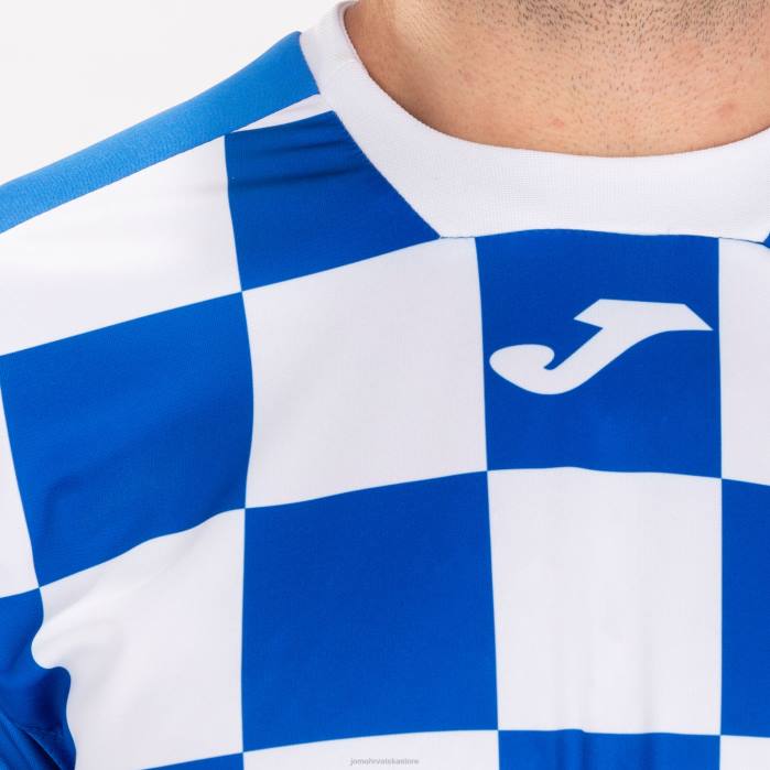 hr Joma majica kratkih rukava zastava ii kraljevsko plava bijela 6FVN4146 muškarci