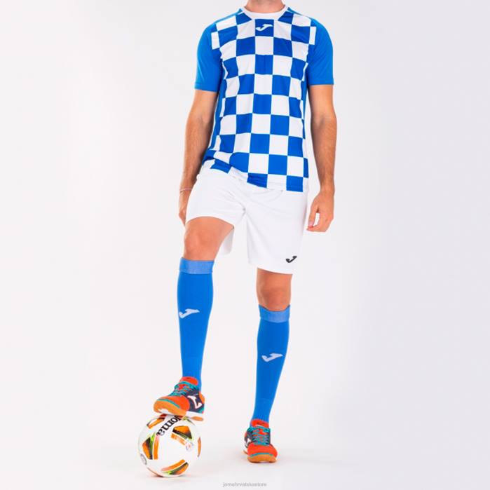 hr Joma majica kratkih rukava zastava ii kraljevsko plava bijela 6FVN4146 muškarci