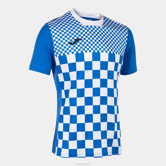hr Joma majica kratkih rukava zastava iii kraljevsko plava bijela 6FVN241 muškarci