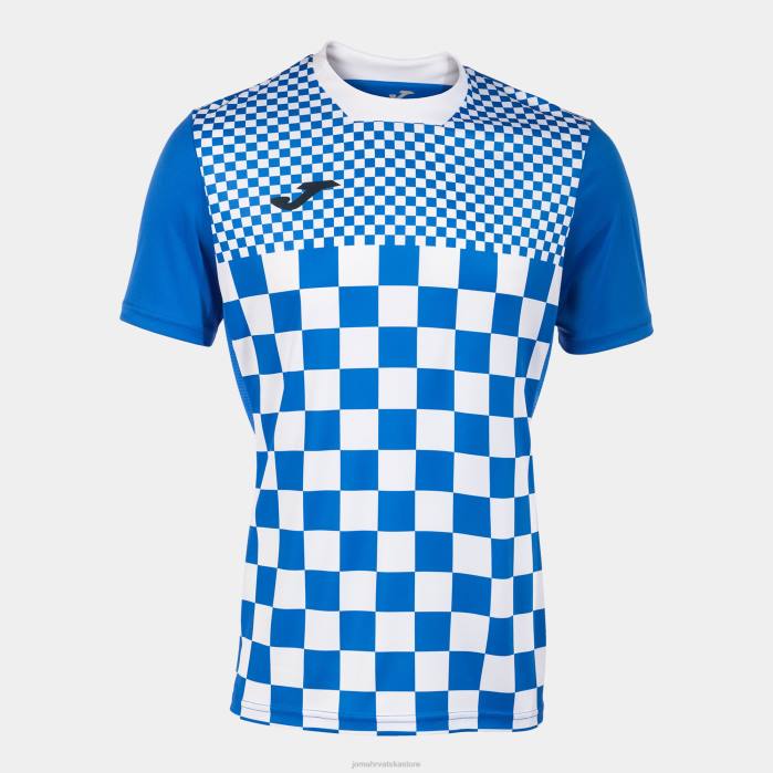 hr Joma majica kratkih rukava zastava iii kraljevsko plava bijela 6FVN241 muškarci