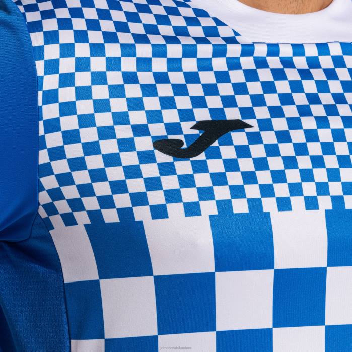 hr Joma majica kratkih rukava zastava iii kraljevsko plava bijela 6FVN241 muškarci