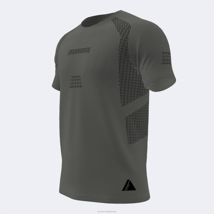 hr Joma majica kratkih rukava zatvorena teretana kaki 6FVN1364 muškarci