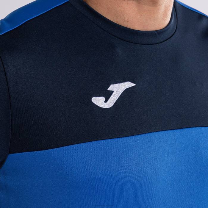 hr Joma pobjednička majica kratkih rukava kraljevsko plava tamnoplava 6FVN3372 muškarci