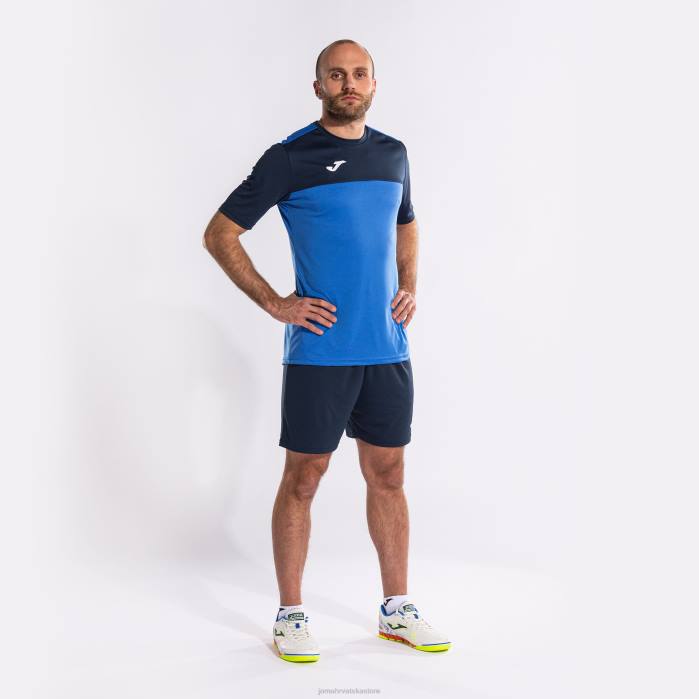 hr Joma pobjednička majica kratkih rukava kraljevsko plava tamnoplava 6FVN3372 muškarci