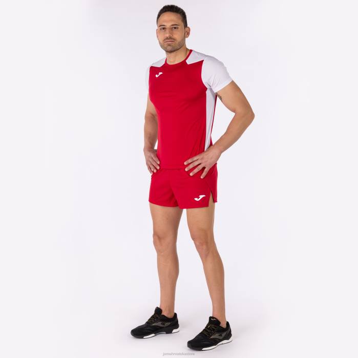hr Joma rekord košulje kratkih rukava ii crveno bijelo 6FVN3554 muškarci