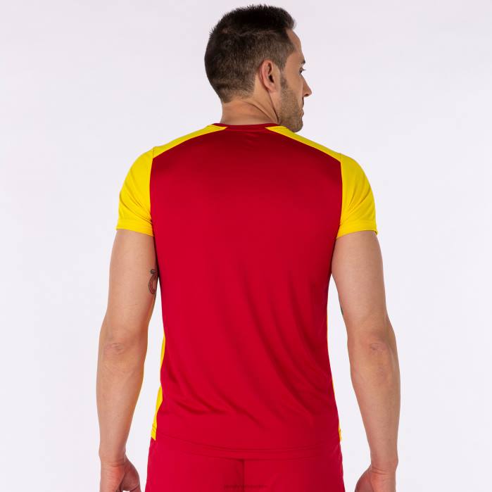 hr Joma rekord košulje kratkih rukava ii crveno žuto 6FVN1357 muškarci