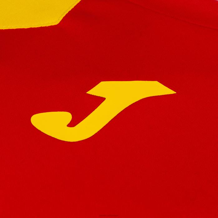 hr Joma rekord košulje kratkih rukava ii crveno žuto 6FVN1357 muškarci