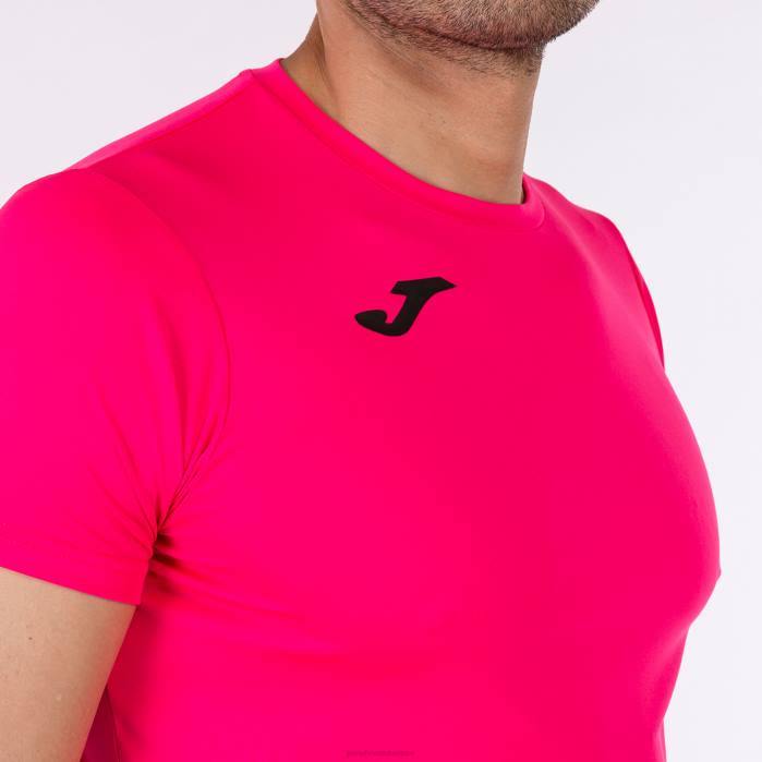 hr Joma rekord košulje kratkih rukava ii fluorescentno ružičasta 6FVN30 muškarci