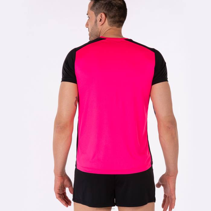 hr Joma rekord košulje kratkih rukava ii fluorescentno ružičasto crna 6FVN4500 muškarci