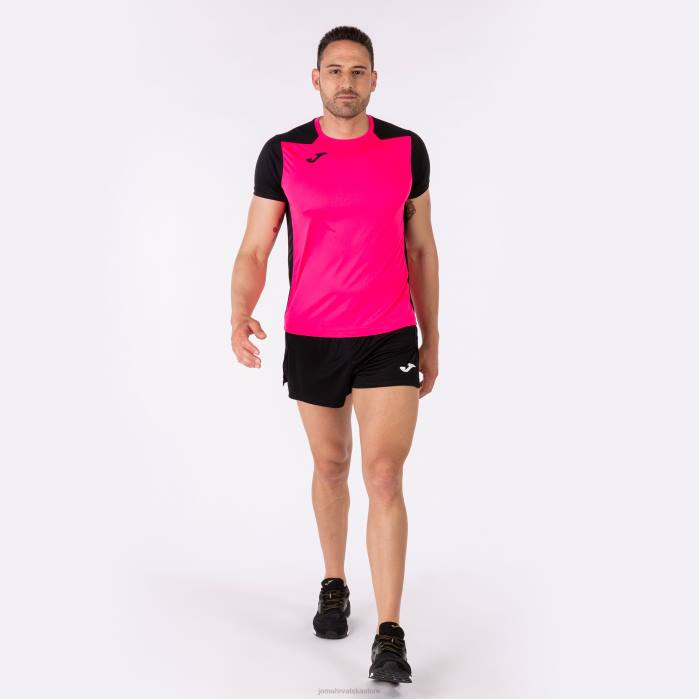 hr Joma rekord košulje kratkih rukava ii fluorescentno ružičasto crna 6FVN4500 muškarci