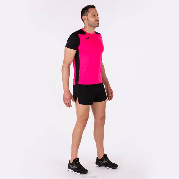 hr Joma rekord košulje kratkih rukava ii fluorescentno ružičasto crna 6FVN4500 muškarci