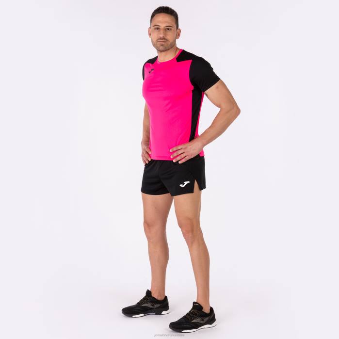 hr Joma rekord košulje kratkih rukava ii fluorescentno ružičasto crna 6FVN4500 muškarci