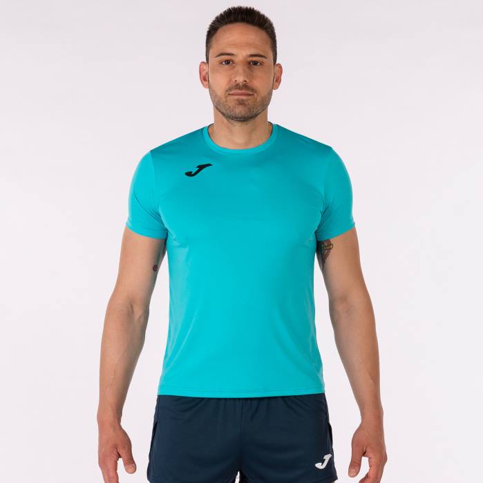 hr Joma rekord košulje kratkih rukava ii fluorescentno tirkizno 6FVN21 muškarci