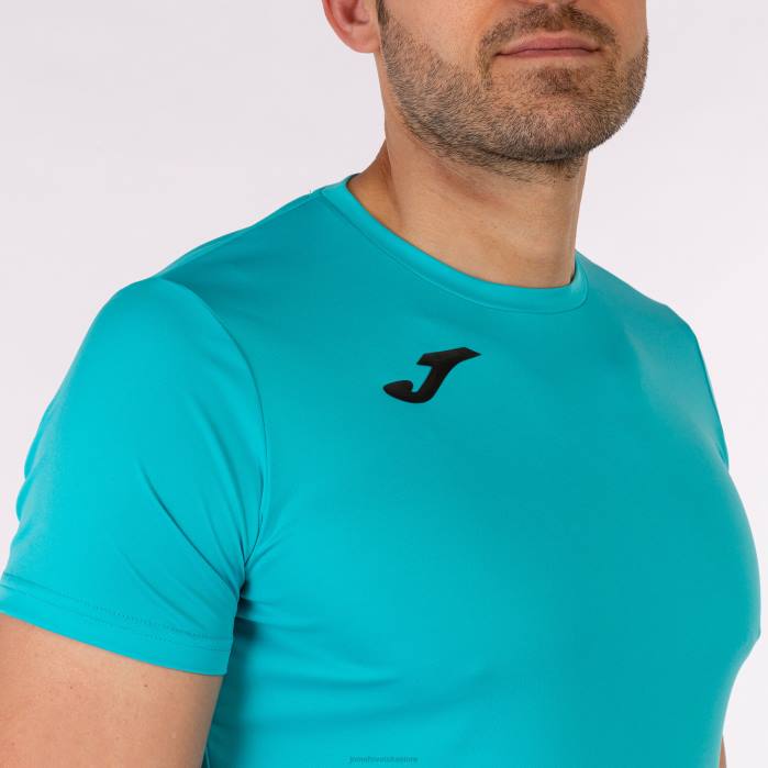 hr Joma rekord košulje kratkih rukava ii fluorescentno tirkizno 6FVN21 muškarci