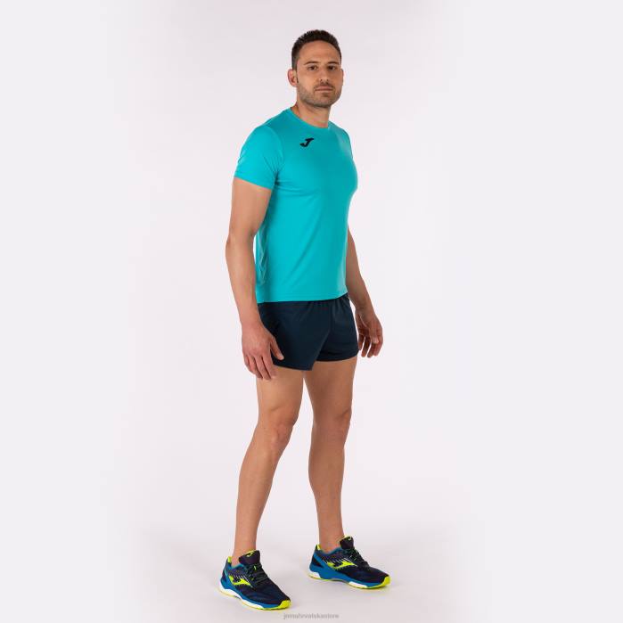 hr Joma rekord košulje kratkih rukava ii fluorescentno tirkizno 6FVN21 muškarci