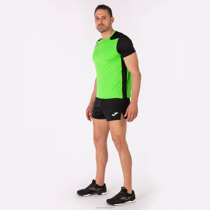hr Joma rekord košulje kratkih rukava ii fluorescentno zelena crna 6FVN3049 muškarci